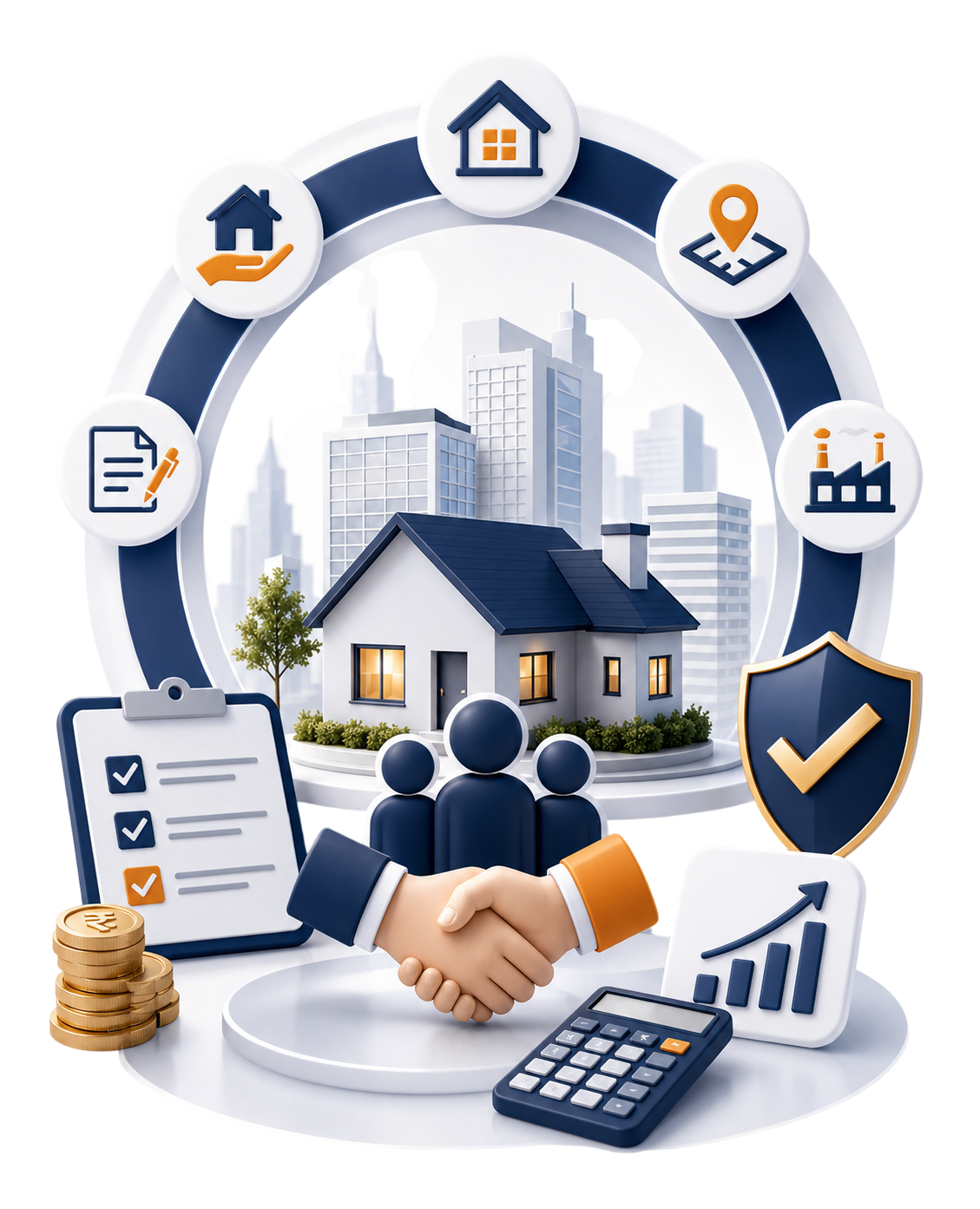 Loan service infographic